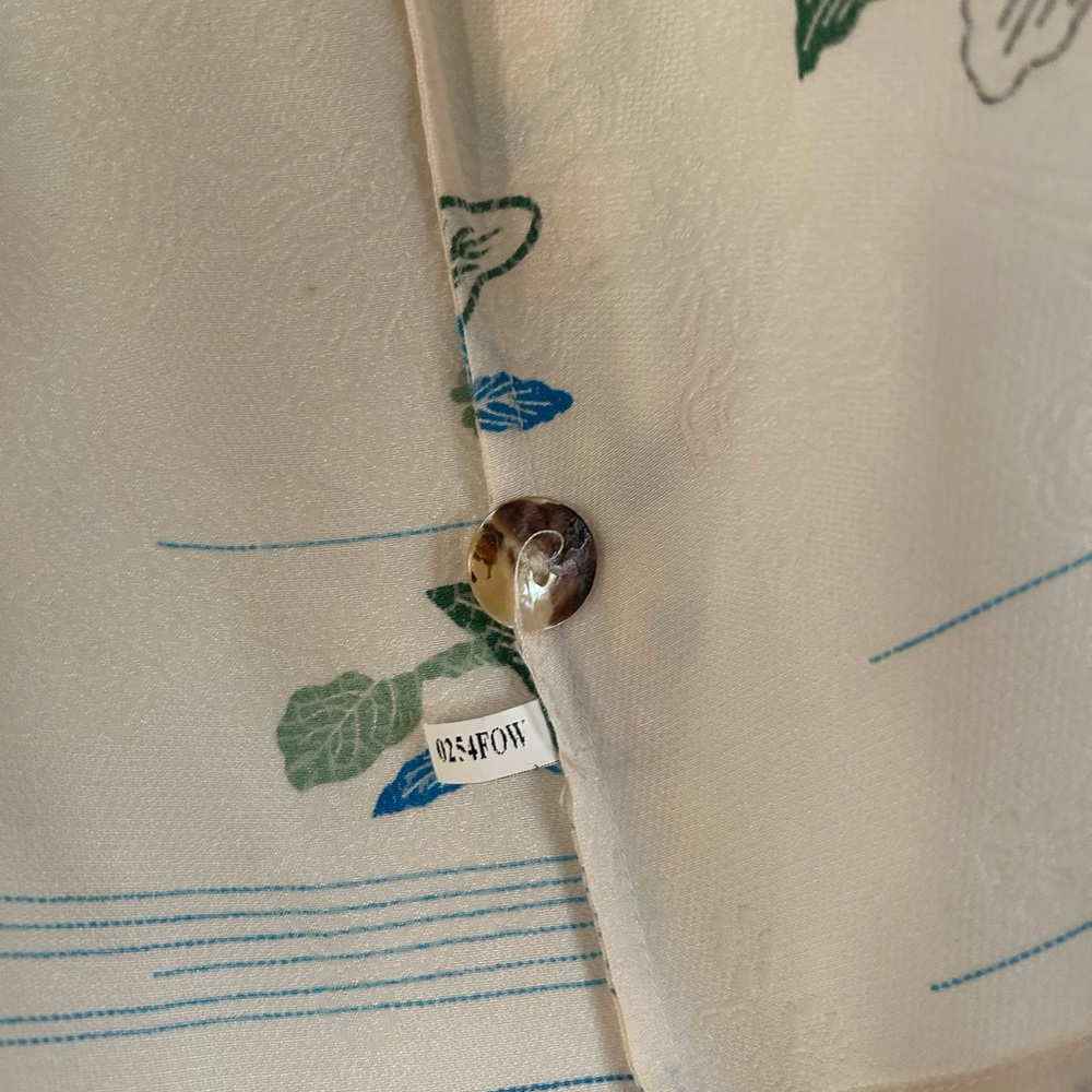 Silk Button-Up Blouse - Picture 5 of 9
